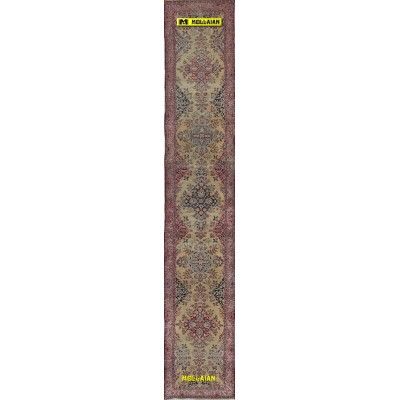Kerman Antico Persia 470x80-Mollaian-tappeti-Tappeti Antichi-Kerman - Kirman-4290-Saldi--50%