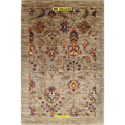 Ariana extra gold 186x127-Mollaian-Gabbeh-Contemporary-Rugs-Gabbeh and Modern Carpets-Ariana-13021-0,00 €-Sale--50%
