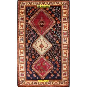 Kashkai d'epoca Persia 260x156-Mollaian-tappeti-Tappeti Geometrici-Kashkuli - Kashkai-11267-Saldi--50%