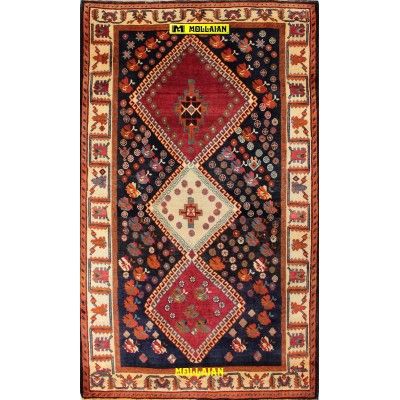 Kashkai d'epoca Persia 260x156-Mollaian-tappeti-Tappeti Geometrici-Kashkuli - Kashkai-11267-Saldi--50%