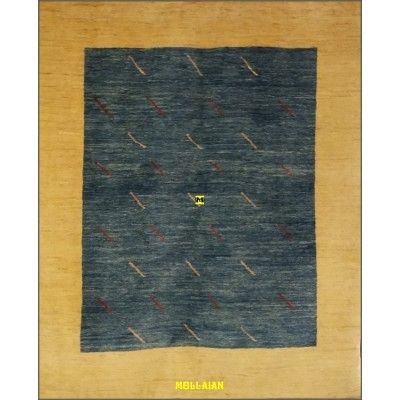 Gabbeh Ziegler gold 185x155-Mollaian-carpets-Gabbeh and Modern Carpets-Gabbeh-6138-Sale--50%