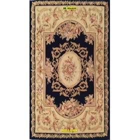 Aubusson 155x90 Blue-Mollaian-carpets-Small - up to 160 cm-Aubusson-1473-Sale--50%