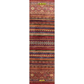 Khorjin Shabargan 273x83-Mollaian-carpets-Runner Rugs - Lane Rugs - Kalleh-Khorgin - Shabargan - Khorjin-14105-Sale--50%