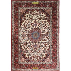 Isfahan extra-fine Silk Persia 162x110-Mollaian-carpets-Classic carpets-Isfahan-14372-Sale--50%