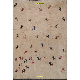 Persian Gabbeh Kashkuli 118x20-Mollaian-carpets-Gabbeh and Modern Carpets-Gabbeh-6770-Sale--50%