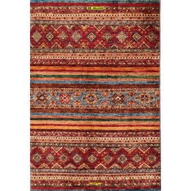 Khorjin Shabargan Bedside rug 127x86-Mollaian-carpets-Gabbeh and Modern Carpets-Khorgin - Shabargan - Khorjin-14085-Sale--50%