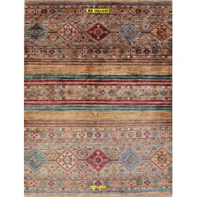 Khorjin Shabargan extra-fine 203x154-Mollaian-carpets-Gabbeh and Modern Carpets-Khorgin - Shabargan - Khorjin-14031-Sale--50%