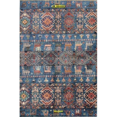 Khorgin Shabargan extra fine 153x102-Mollaian-tappeti-Home-Khorgin - Shabargan - Khorjin-14073-Saldi--50%
