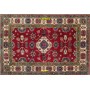 Uzbek Kazak 170x112-Mollaian-tappeti-Tappeti Geometrici-Uzbek - Uzbeck-14162-Saldi--50%