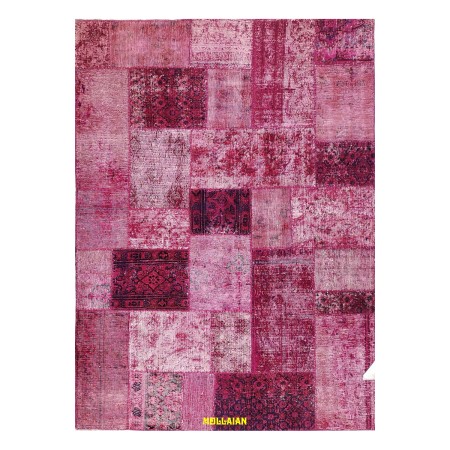 Patchwork Vintage Persia 215x154-Mollaian-carpets-Patchwork Vintage carpets-Patchwork Vintage-11002-Sale--50%