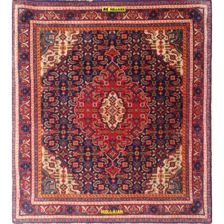 Bijar Persia 76x66-Mollaian-tappeti-Tappeti Scendiletto-Bijar - Bidjar-1031-Saldi--50%