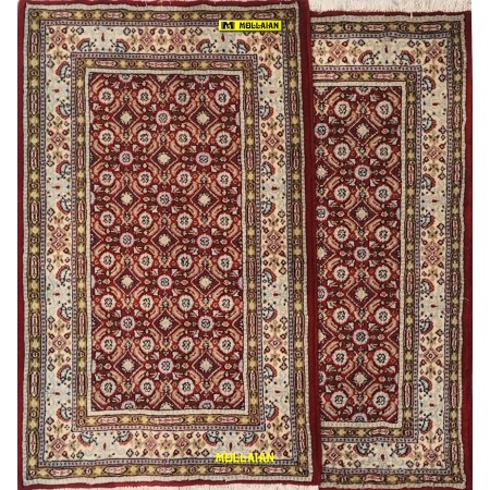 Pair of bed-side Birgiand Mud 97x61-Mollaian-carpets-Home-Birgiand - Birjand - Mud-12645-14646-Sale--50%