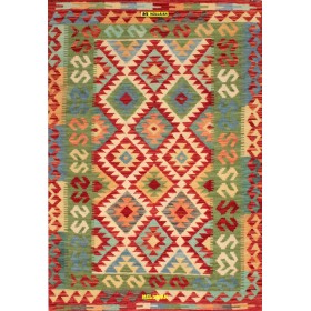 Kilim Vaziri Melange 150x102-Mollaian-carpets-Kilim -Sumak-Kilim - Kaudani - Vaziri - Herat-14305-Sale--50%