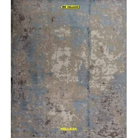 Damask Modern Design Mix Bamboo Silk 300x245-Mollaian-carpets-Gabbeh and Modern Carpets-Damask-14700-Sale--50%