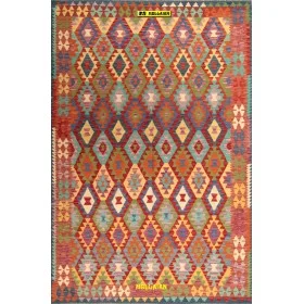 Kilim Kaudani Melange 298x200-Mollaian-carpets-Kilim -Sumak-Kilim - Kaudani - Vaziri - Herat-14836-Sale--50%
