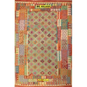 Kilim Kaudani Melange 294x198-Mollaian-carpets-Kilim -Sumak-Kilim - Kaudani - Vaziri - Herat-14776-Sale--50%
