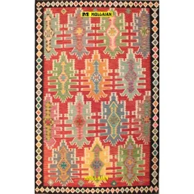 Kilim Azari extra fine 303x200-Mollaian-carpets-Kilim -Sumak-Kilim-14729-Sale--50%