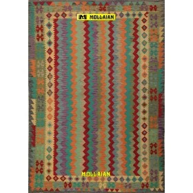 Kilim Kaudani Melange 280x197-Mollaian-carpets-Kilim -Sumak-Kilim - Kaudani - Vaziri - Herat-14772-Sale--50%