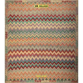 Kilim Kaudani Melange 292x255-Mollaian-carpets-Kilim -Sumak-Kilim - Kaudani - Vaziri - Herat-14735-Sale--50%