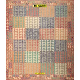 Kilim Kaudani Melange 308x255-Mollaian-carpets-Kilim -Sumak-Kilim - Kaudani - Vaziri - Herat-14734-Sale--50%