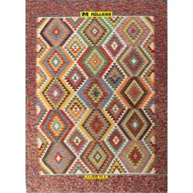 Kilim Kaudani Melange 252x192-Mollaian-carpets-Kilim -Sumak-Kilim - Kaudani - Vaziri - Herat-14743-Sale--50%