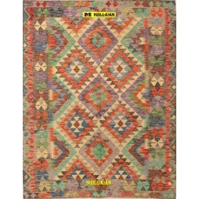 Kilim Kaudani Melange 197x153-Mollaian-carpets-Kilim -Sumak-Kilim - Kaudani - Vaziri - Herat-14783-Sale--50%