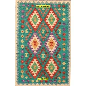 Kilim Kaudani Melange 125x82-Mollaian-carpets-Kilim -Sumak-Kilim - Kaudani - Vaziri - Herat-14793-Sale--50%