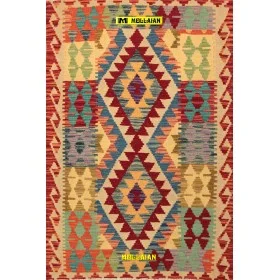 Kilim Kaudani Melange 125x85-Mollaian-carpets-Kilim -Sumak-Kilim - Kaudani - Vaziri - Herat-14800-Sale--50%