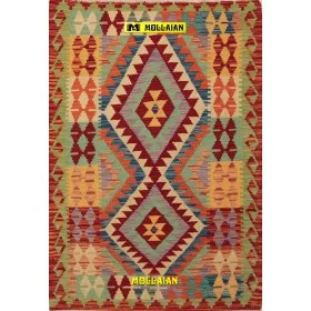 Kilim Kaudani Melange 125x87-Mollaian-carpets-Kilim -Sumak-Kilim - Kaudani - Vaziri - Herat-14797-Sale--50%