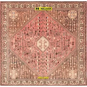 Abadeh Persia 190x188-Mollaian-tappeti-Tappeti Quadrati e Fuori Misure-Abadeh-0543-1-Saldi--50%