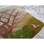 tapestry kilim Nile Egypt 78x74-Mollaian-carpets-Aubusson and Tapestries-Arazzo Kilim Nile Harrania-2289-Sale--50%