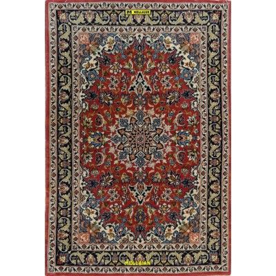 Isfahan Extra Fine Silk Persia 103x69-Mollaian-carpets-Bedside carpets-Isfahan-6104-Sale--50%
